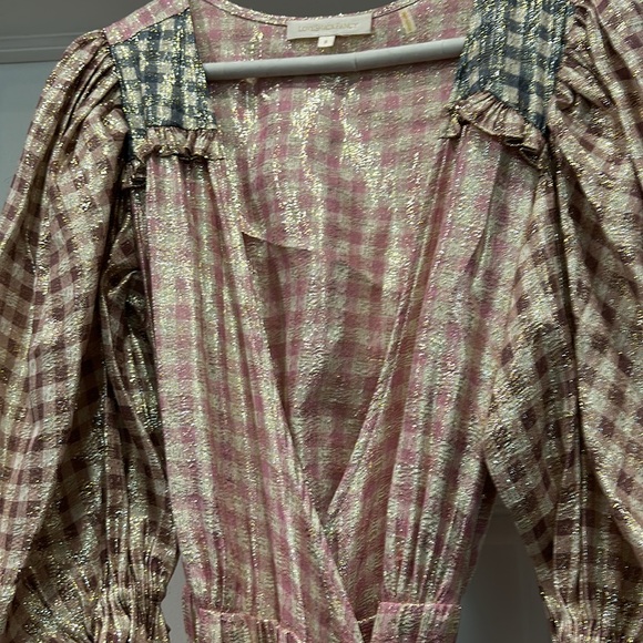 Loveshackfancy stormi gingham maxi dress size small - Picture 5 of 7